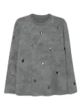 JNBY cotton long-sleeved T-shirt - Grey