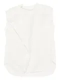 LESS asymmetric blouse - Neutrals