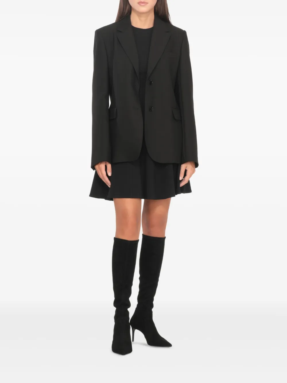 Stuart Weitzman 60mm Stuart Power boots Black