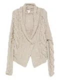 Vivienne Westwood Pre-Owned 2000s cable-knit cardigan - Neutrals