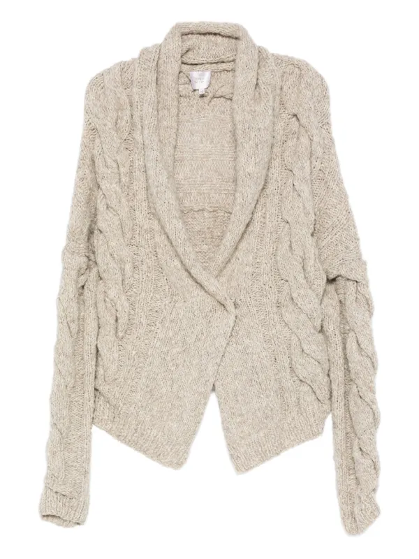 Vivienne Westwood Pre-Owned 2000s cable-knit Cardigan | Neutrals