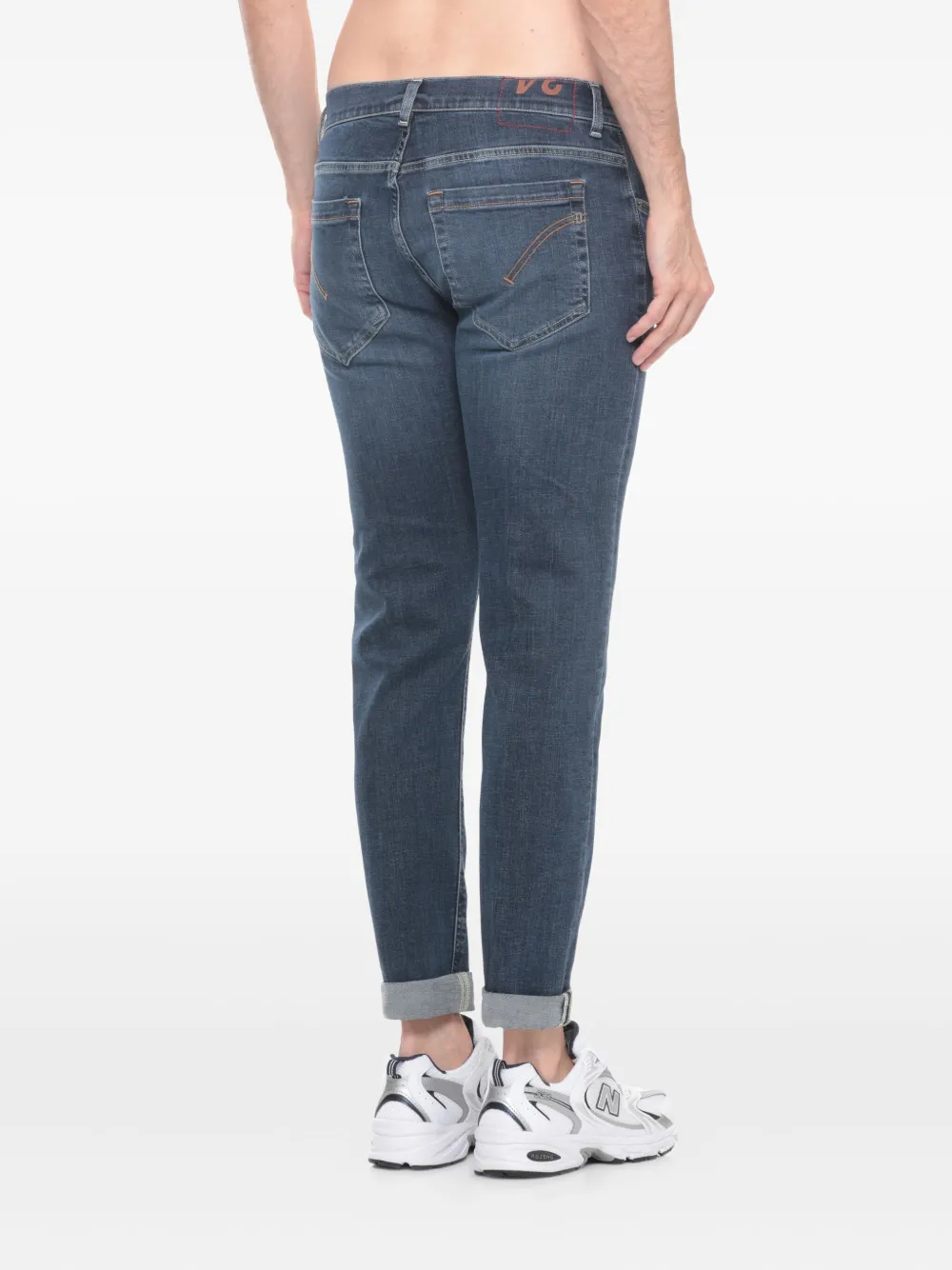 DONDUP Jeans met zak met manchetten Blauw