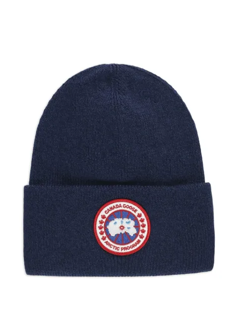 Canada Goose blue beanie hat