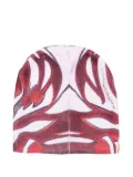PDF CHANNEL flame-cross beanie - Red