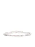 Izabel Display zirconia-embellished tennis bracelet - White