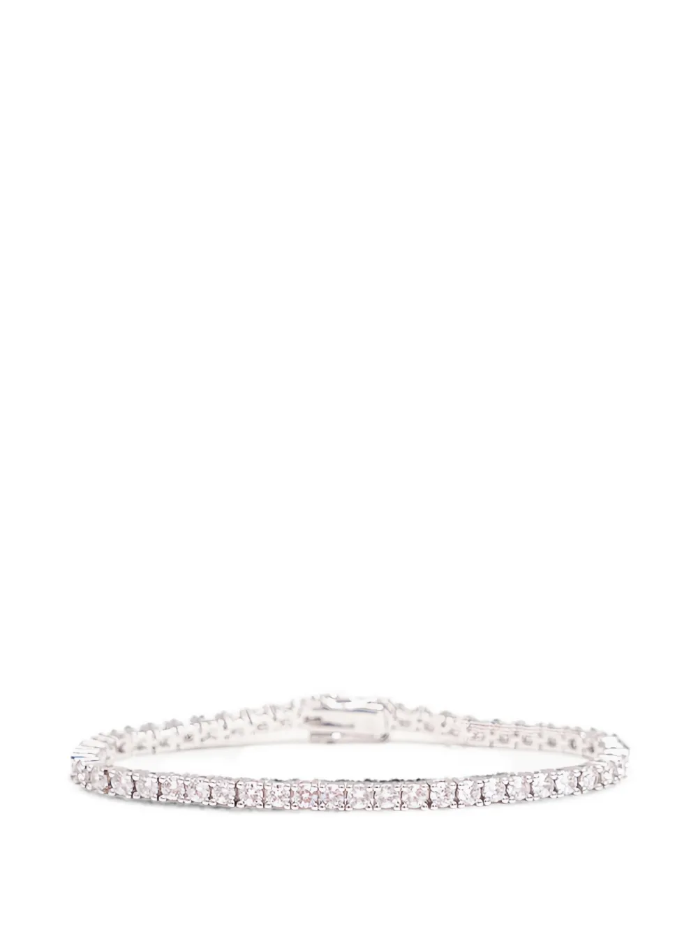 Izabel Display zirconia-embellished tennis bracelet - Bianco