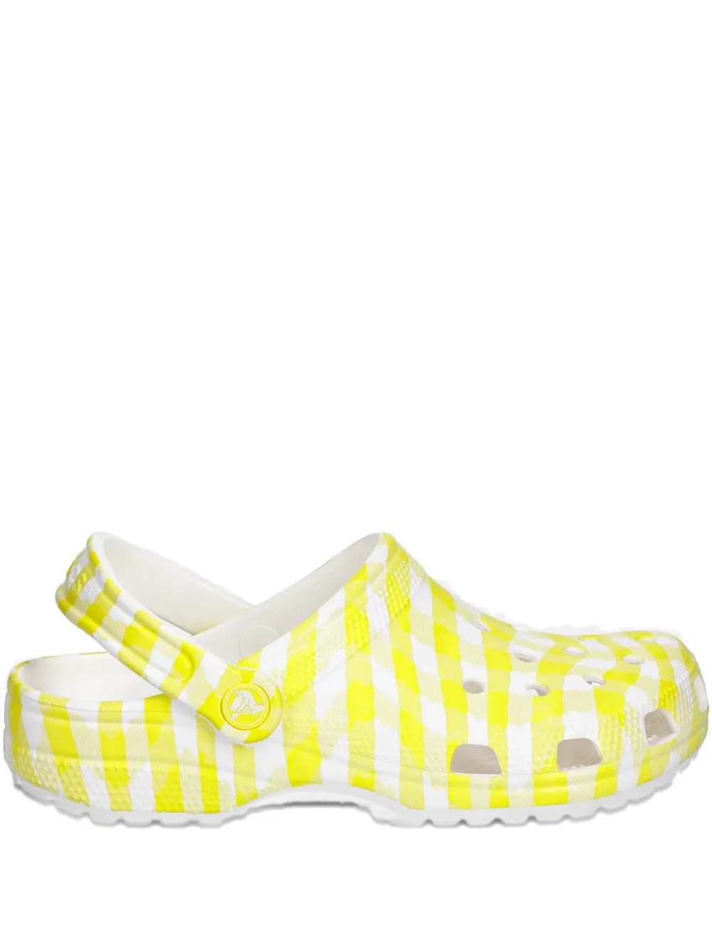 Crocs gingham slides - Gelb