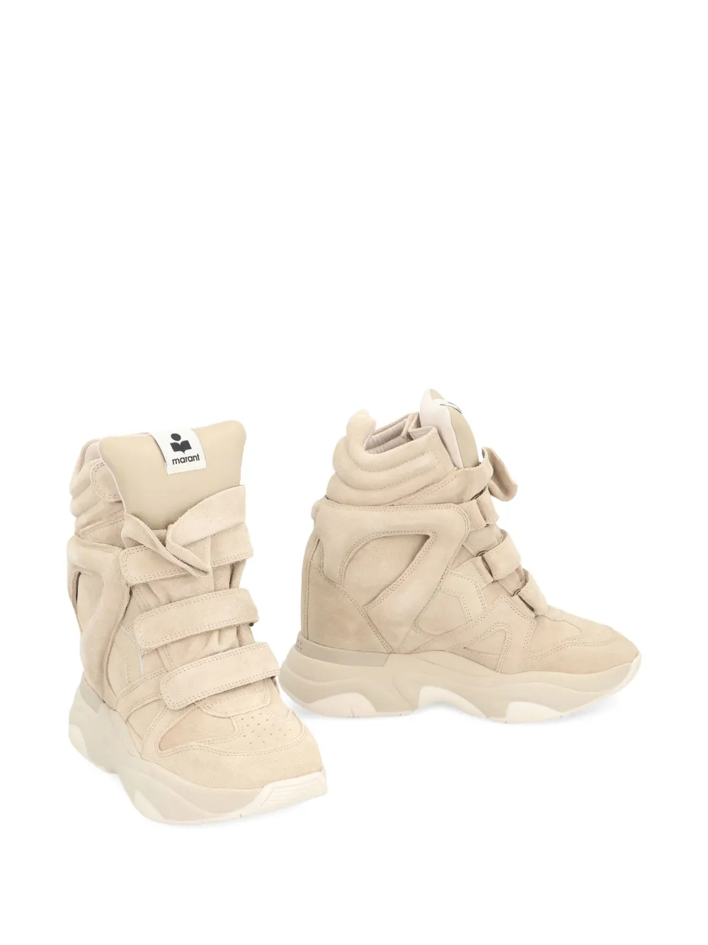 ISABEL MARANT Balskee wedge sneakers - Beige