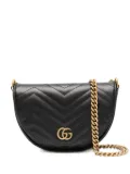Gucci Pre-Owned Marmont chevron-quilted crossbody bag - Black