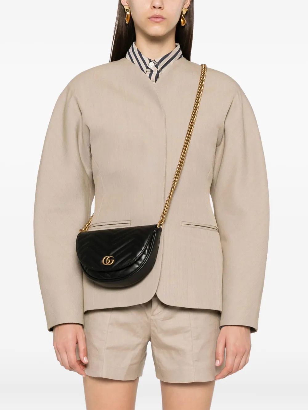 Gucci Pre-Owned Marmont chevron-quilted crossbody bag | Pre-Owned | Image 2