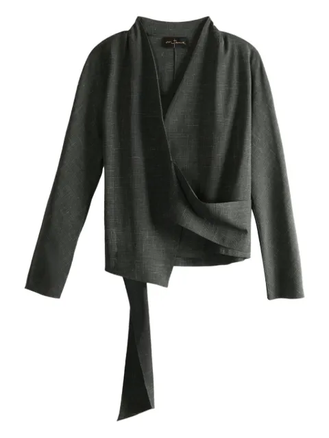Cortana Tiempo wrap-tie jacket