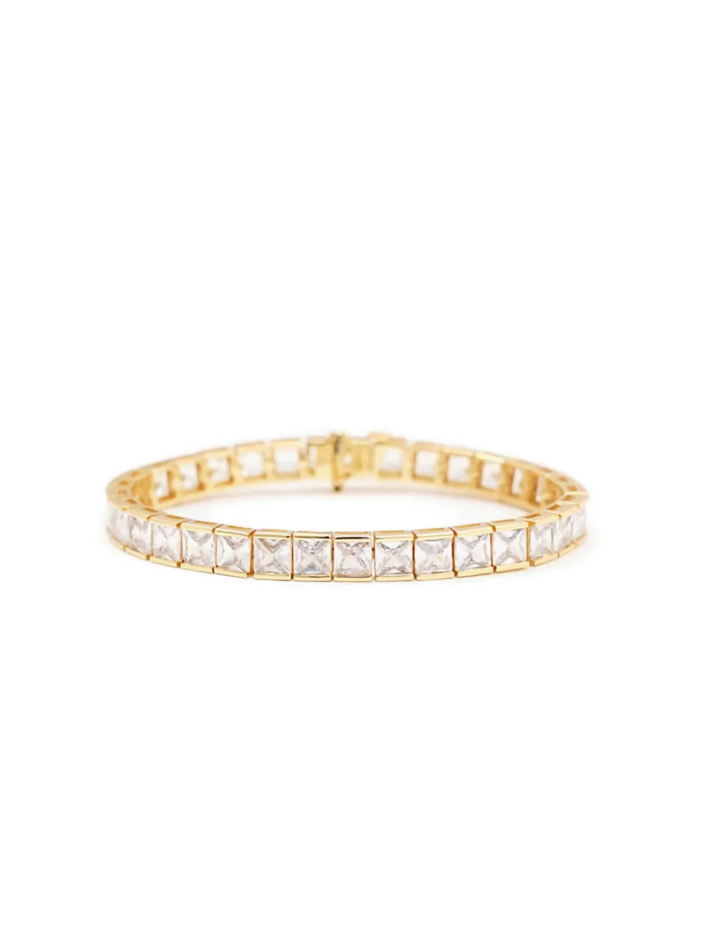 Izabel Display crystal-embellished bracelet - Wit