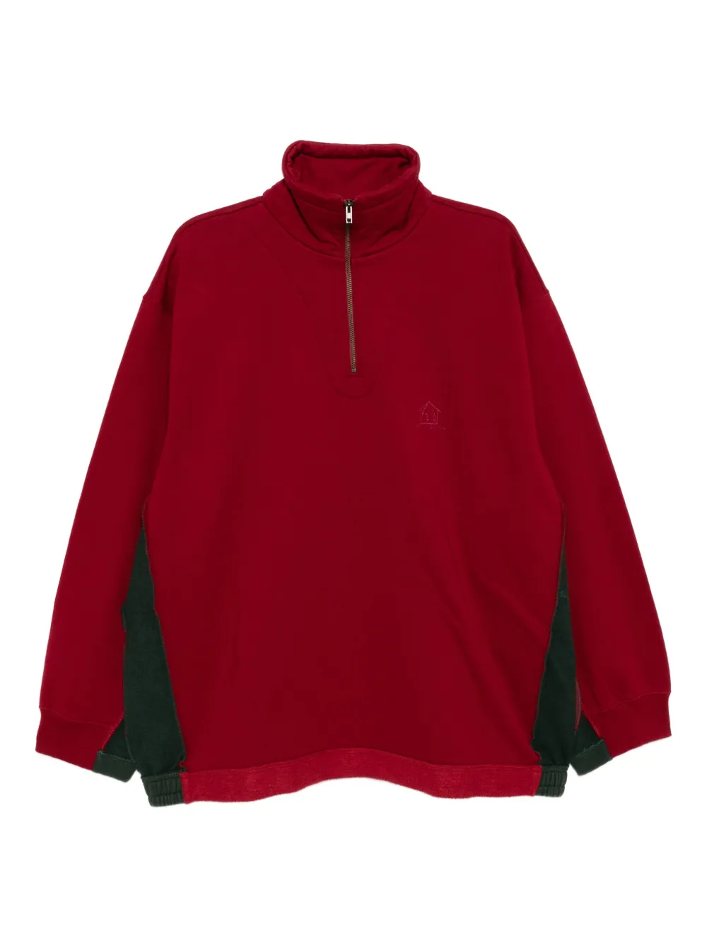 VETEMENTS logo zipped sweatshirt | Red | Image 1