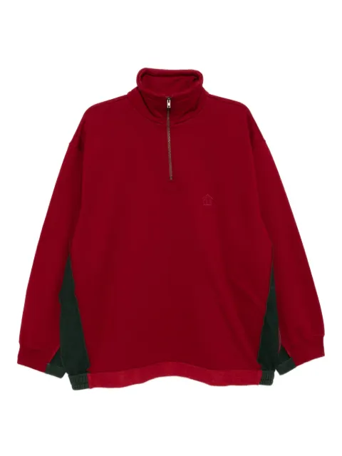 VETEMENTS logo zipped sweatshirt