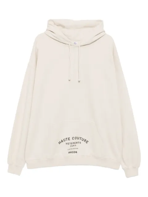 VETEMENTS logo-print hoodie