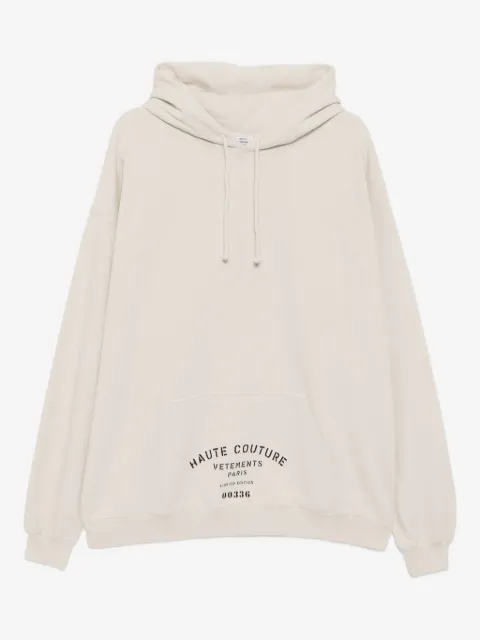 VETEMENTS logo-print hoodie