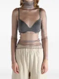 Cortana turtleneck T-shirt - Grey