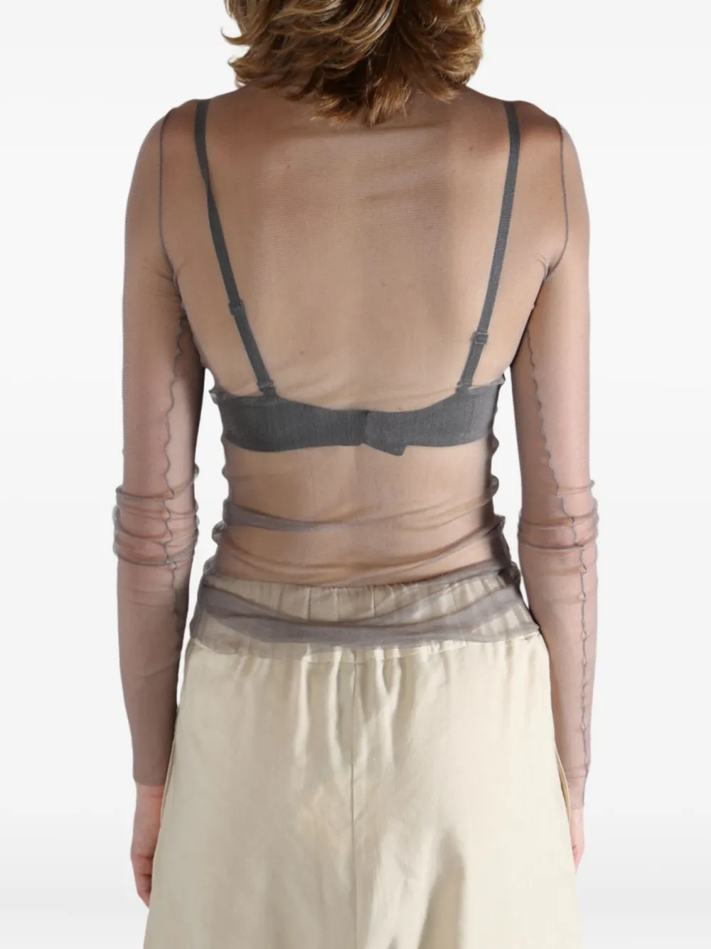 Cortana Turtleneck T-shirt In Gray