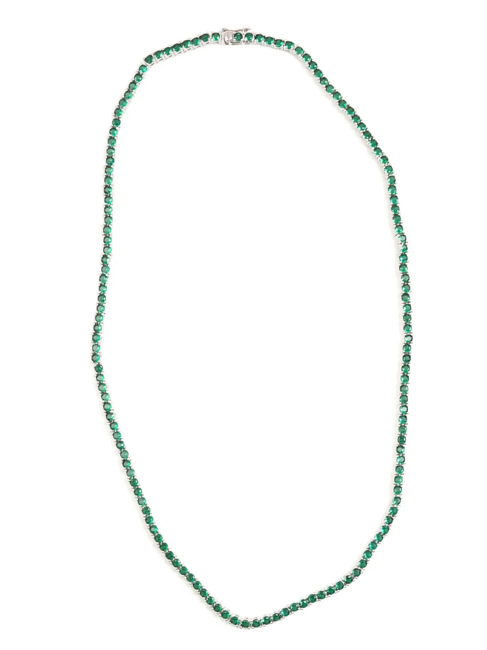 Izabel Display Tennis necklace - Groen