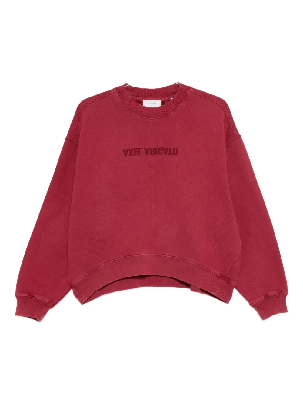Axel Arigato Logo-print Sweatshirt In Red