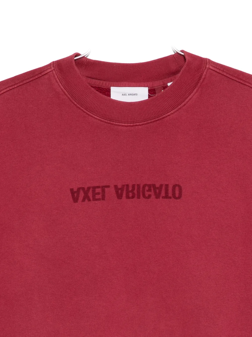 Axel Arigato Logo-print Sweatshirt In Red