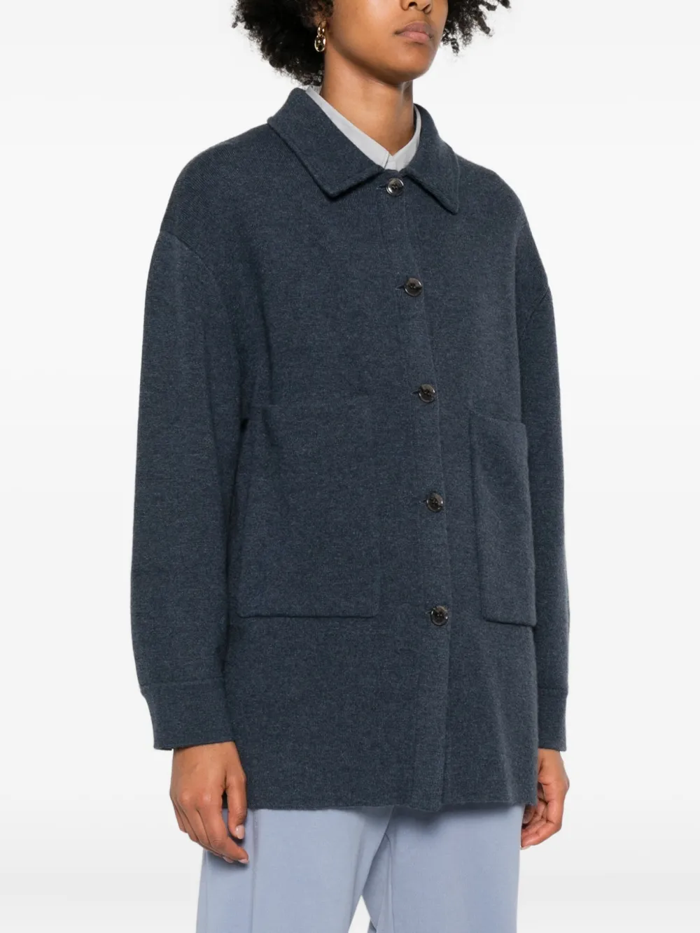 Lisa Yang Julianne Cardigan In Blue