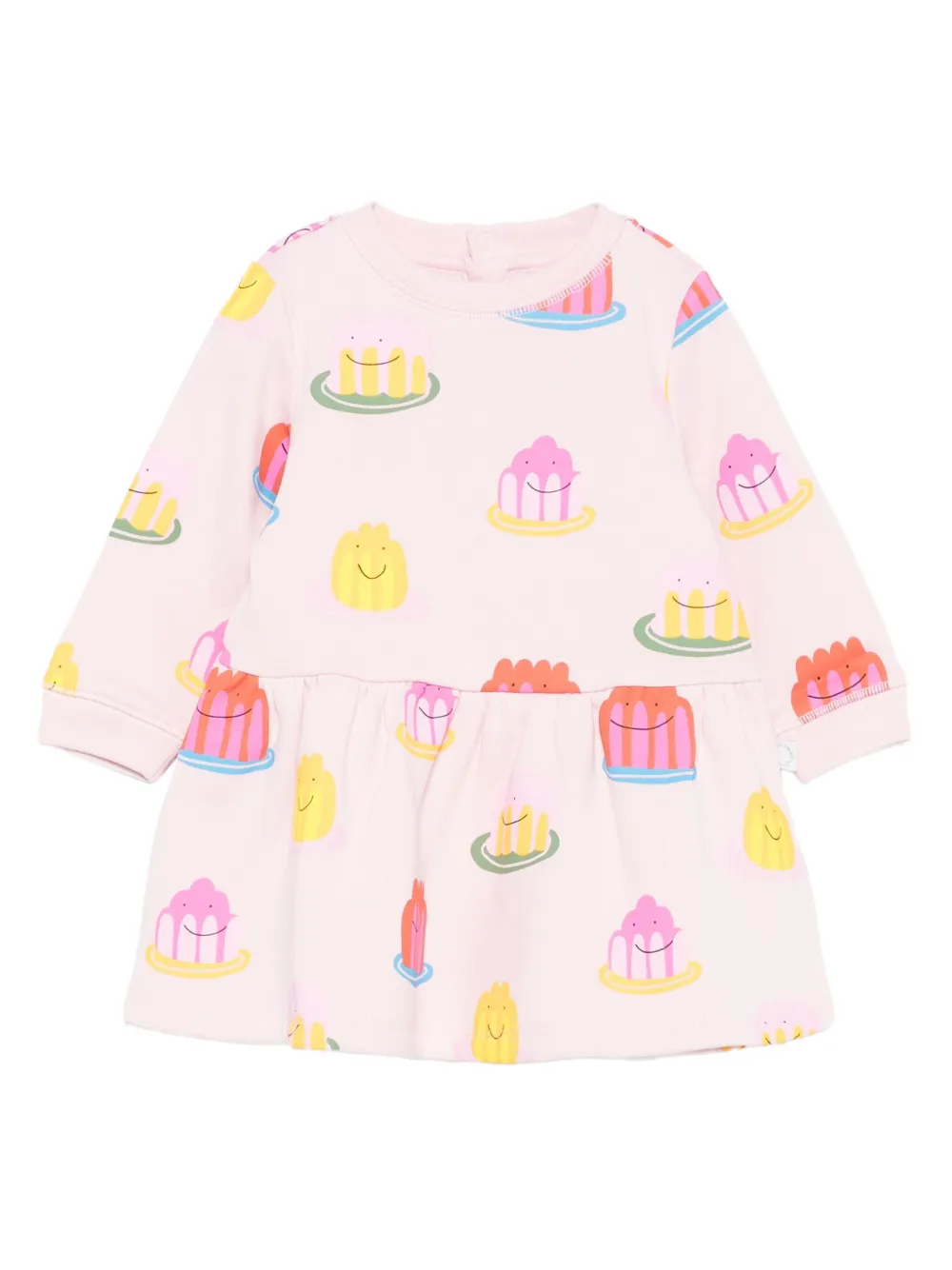 Stella McCartney Kids jelly-print dress Roze