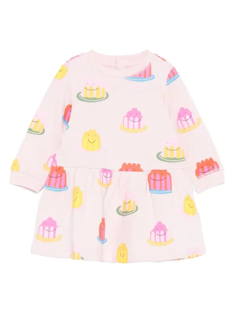 Stella McCartney Kids vestido con estampado de gelatina