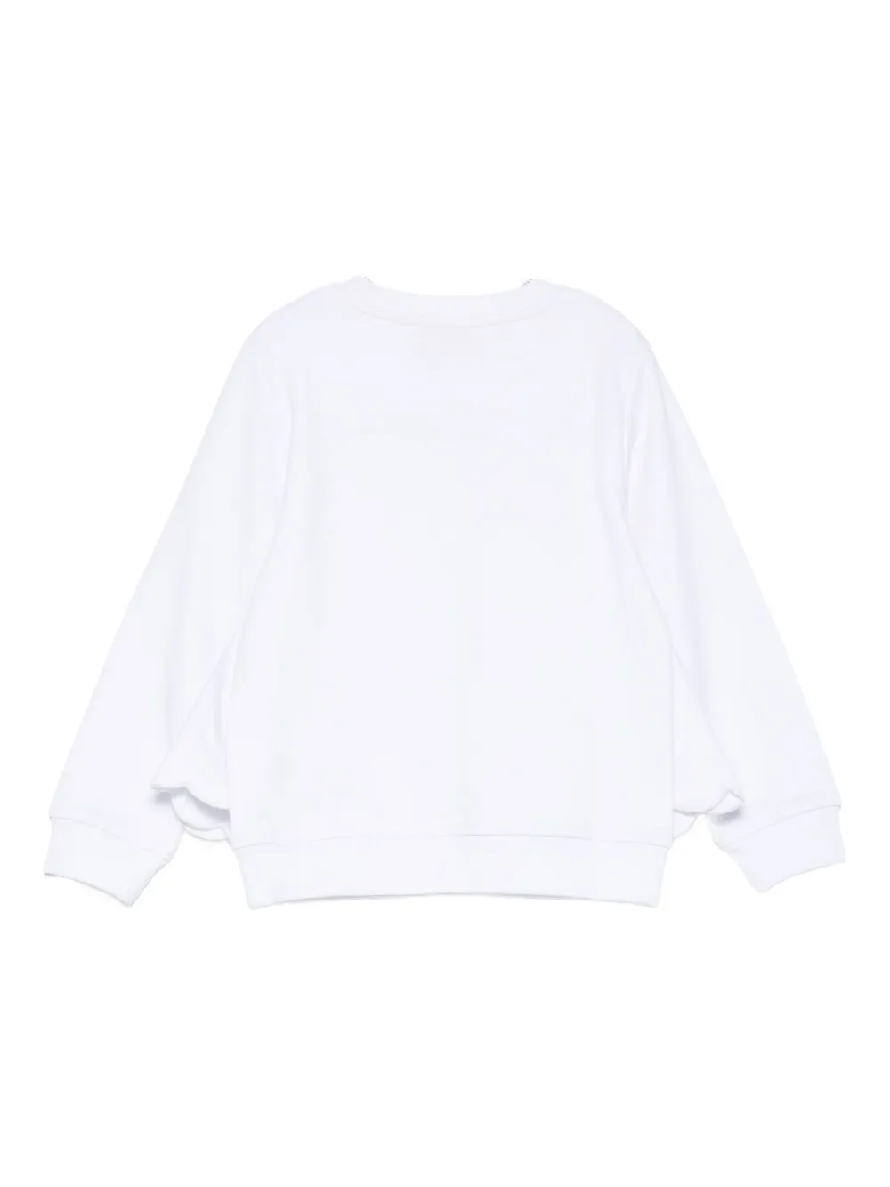 Stella McCartney Kids smiley-face ruffled top Wit