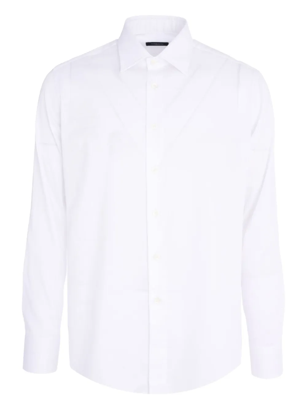 Tombolini Long-sleeve Button-down Shirt In White