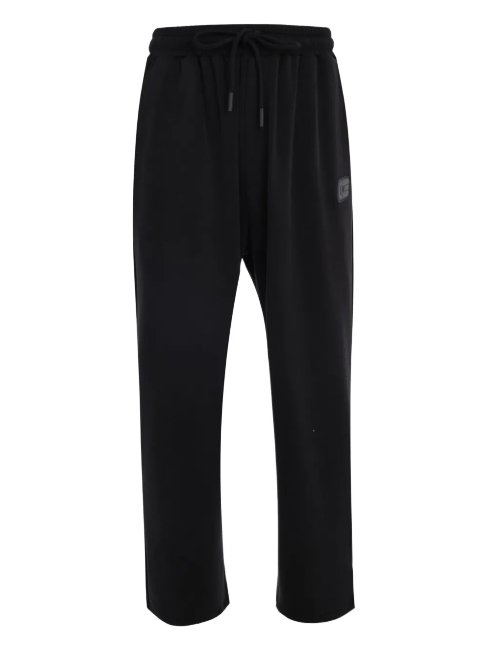 Gaelle drawstring-fastening track pants | Black | Image 1