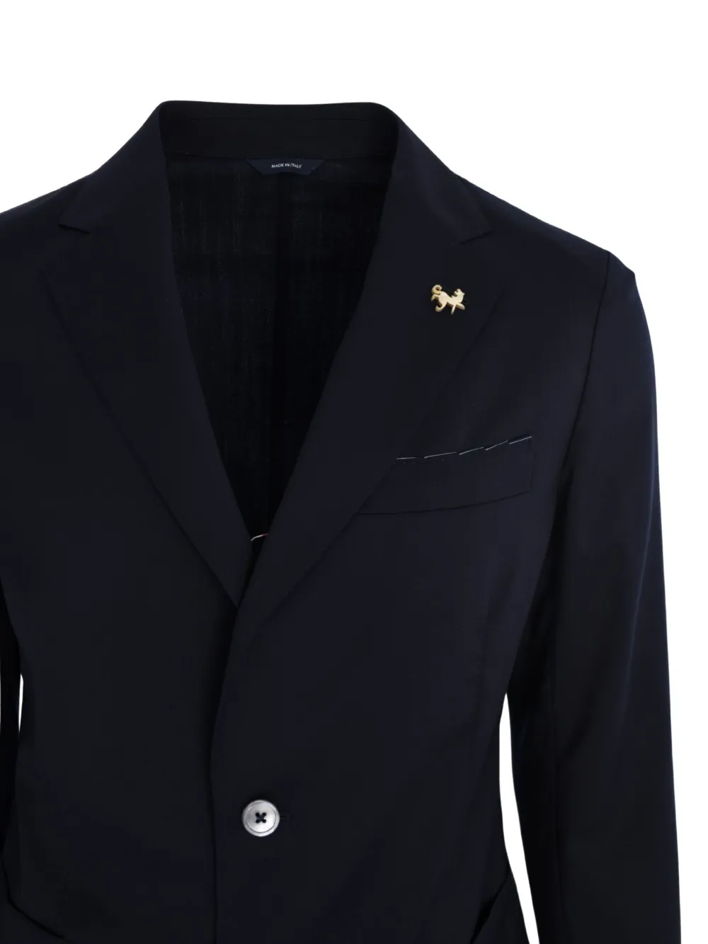 Tombolini Wool Single-breasted Suit In Blue