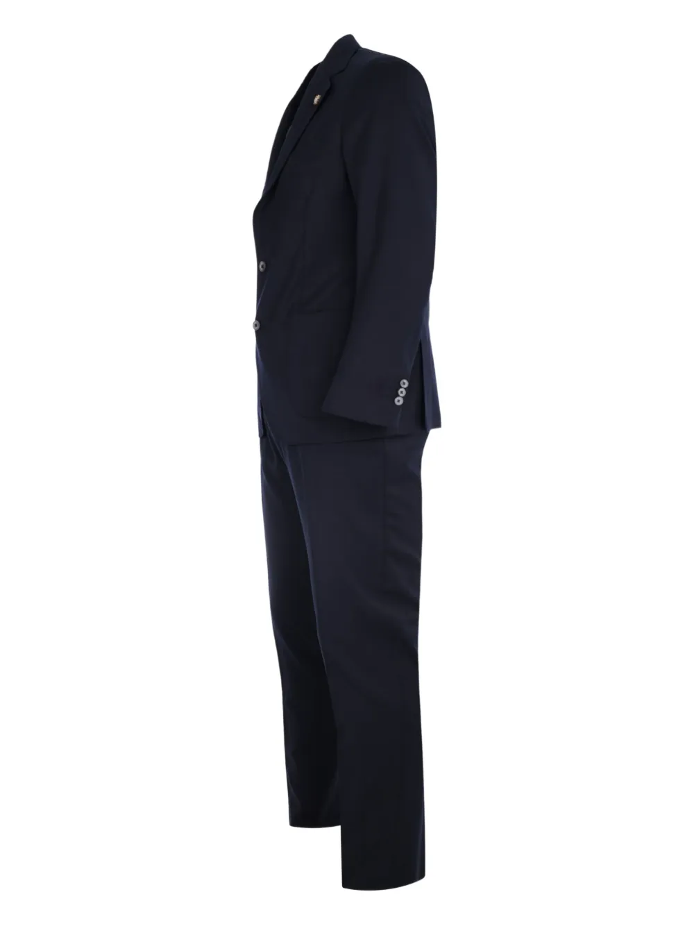 Tombolini Wool Single-breasted Suit In Blue
