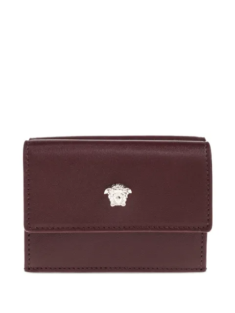 Versace medusa-head leather wallet