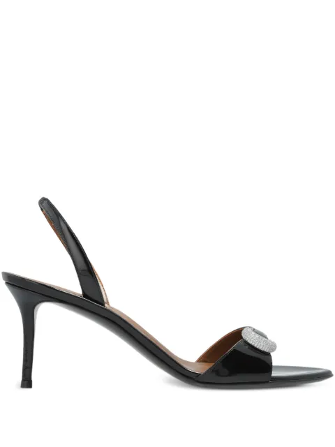 Giuseppe Zanotti 95mm crystal-embellished slingback sandals