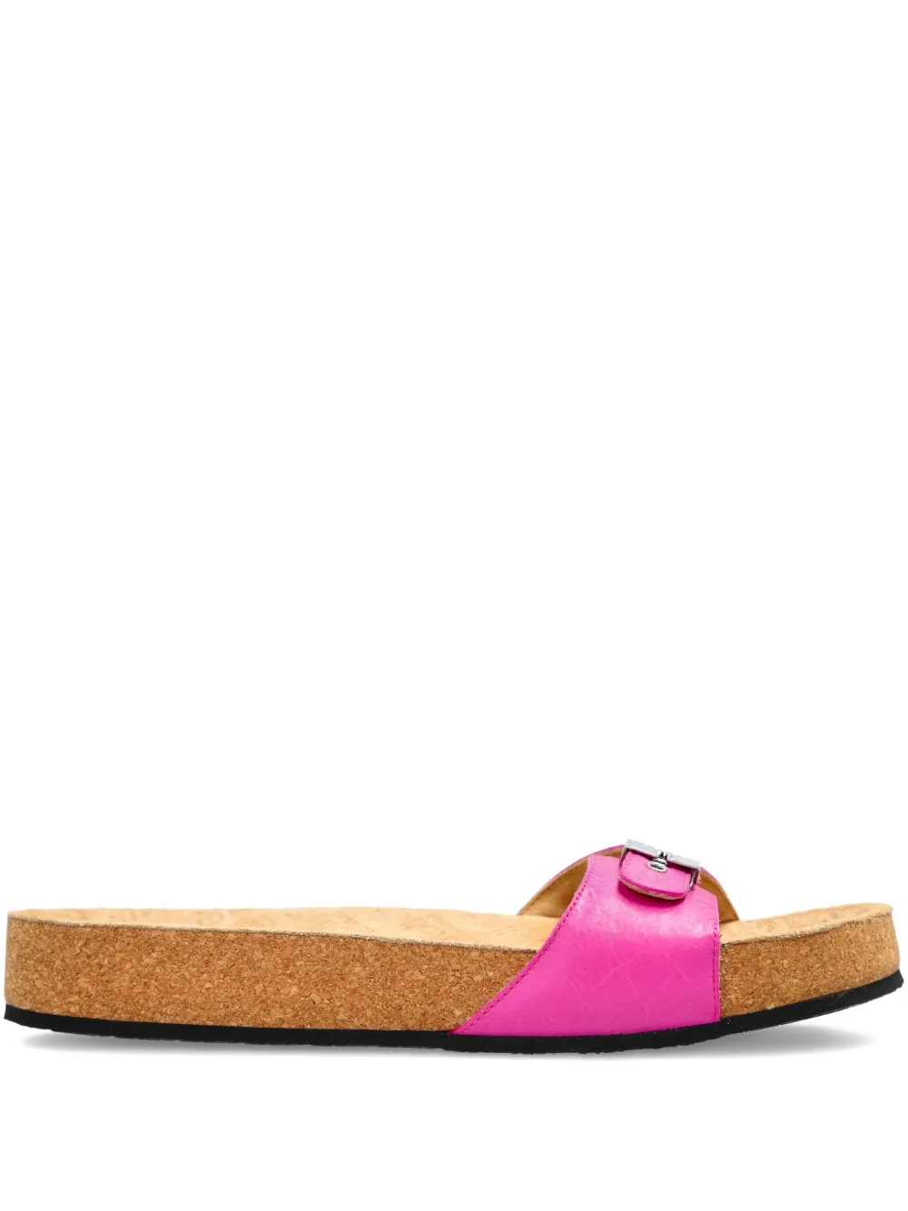 Balenciaga Scholl sandalen met gespsluiting van kurk Roze