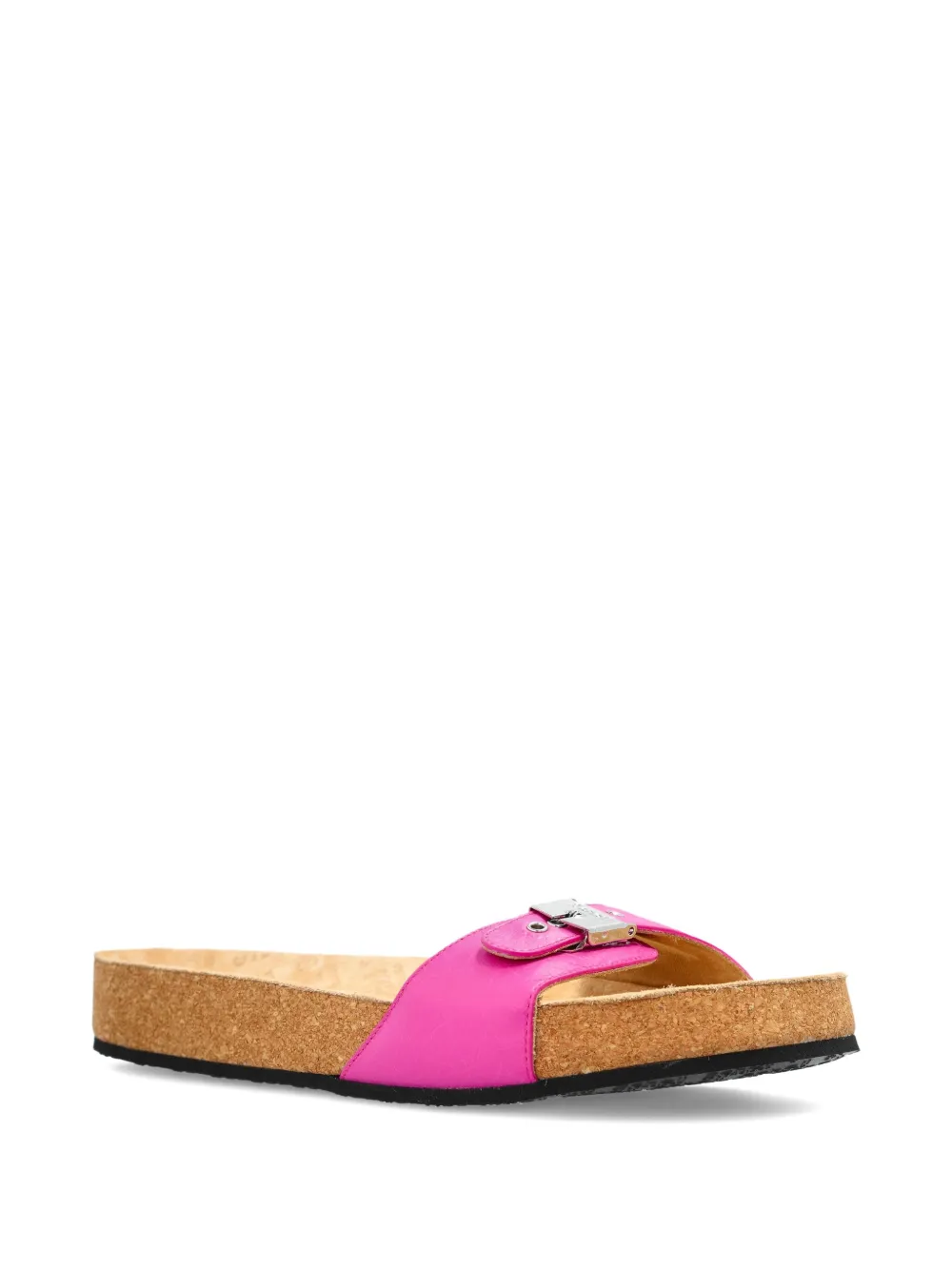 Balenciaga Scholl sandalen met gespsluiting van kurk Roze