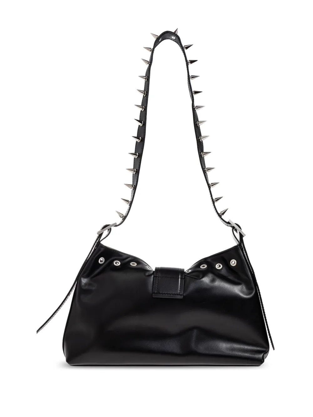 Misbhv Studded Logo-detail Shoulder Bag In Black