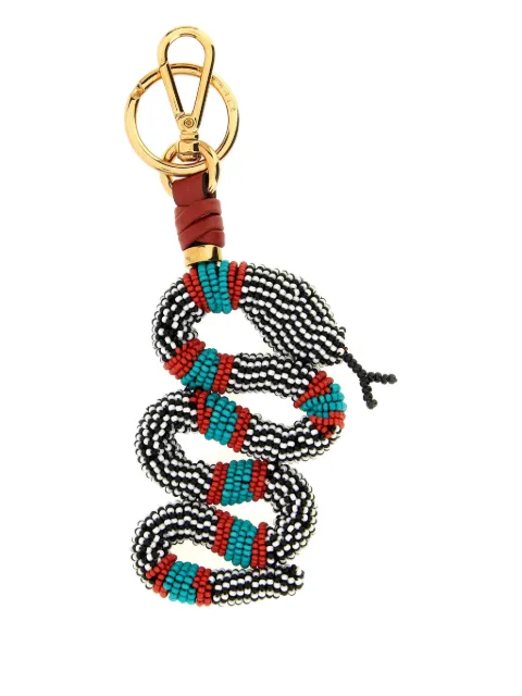 ETRO beaded snake keyring