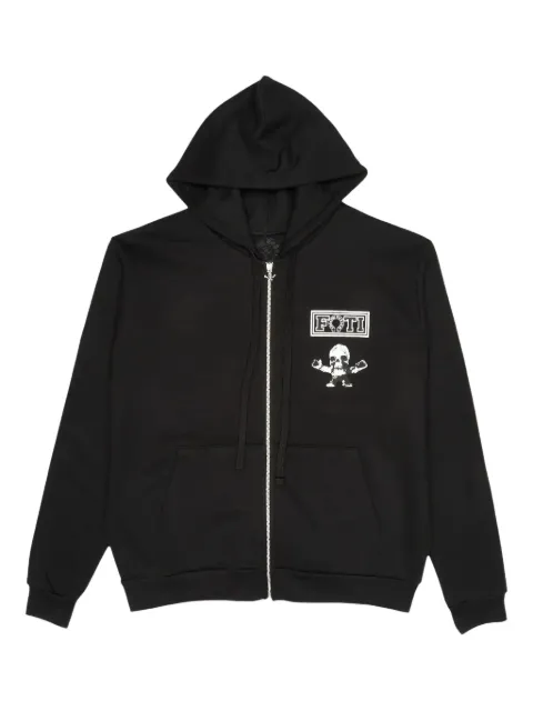 Chrome Hearts Foti Tic Tac Toe zip-up hoodie