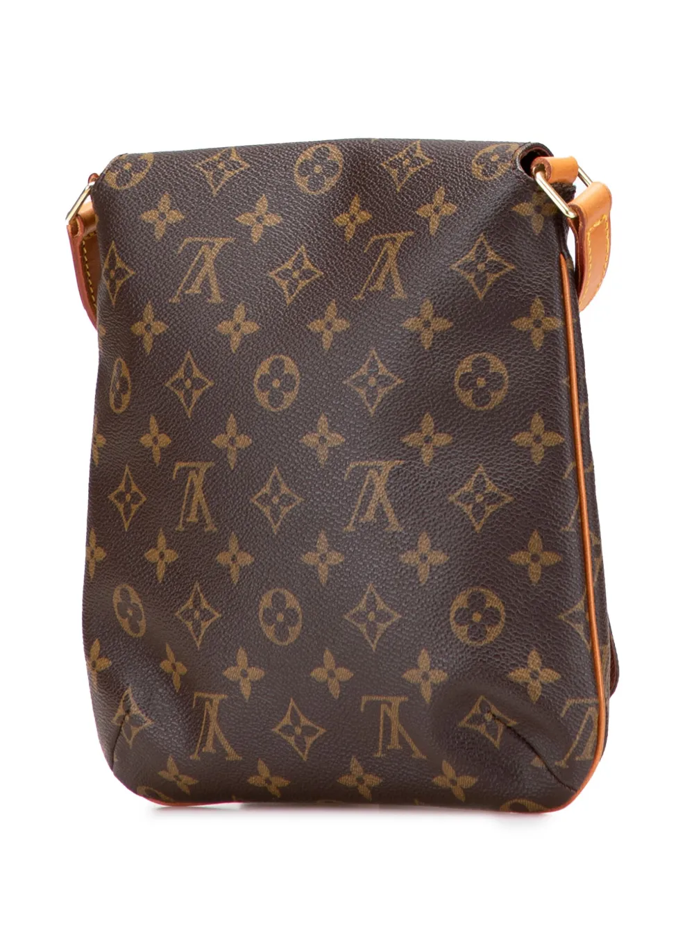 Pre-owned Louis Vuitton 1999 Monogram Musette Salsa Short Strap Shoulder Bag In Brown