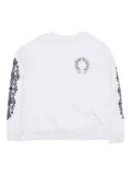 Chrome Hearts horseshoe-logo crew-neck sweatshirt - White