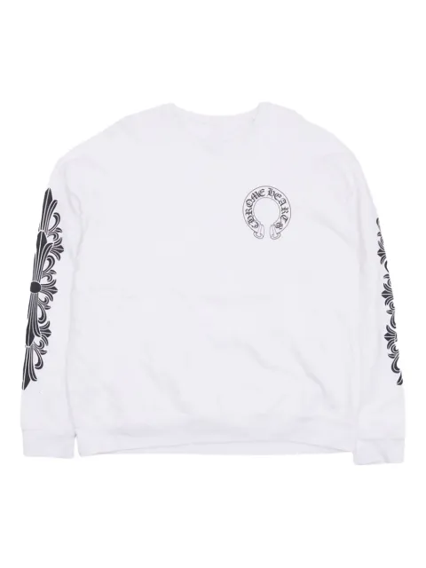 Chrome Hearts horseshoe-logo crew-neck sweatshirt
