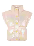 Billieblush iridescent quilted gilet - Pink