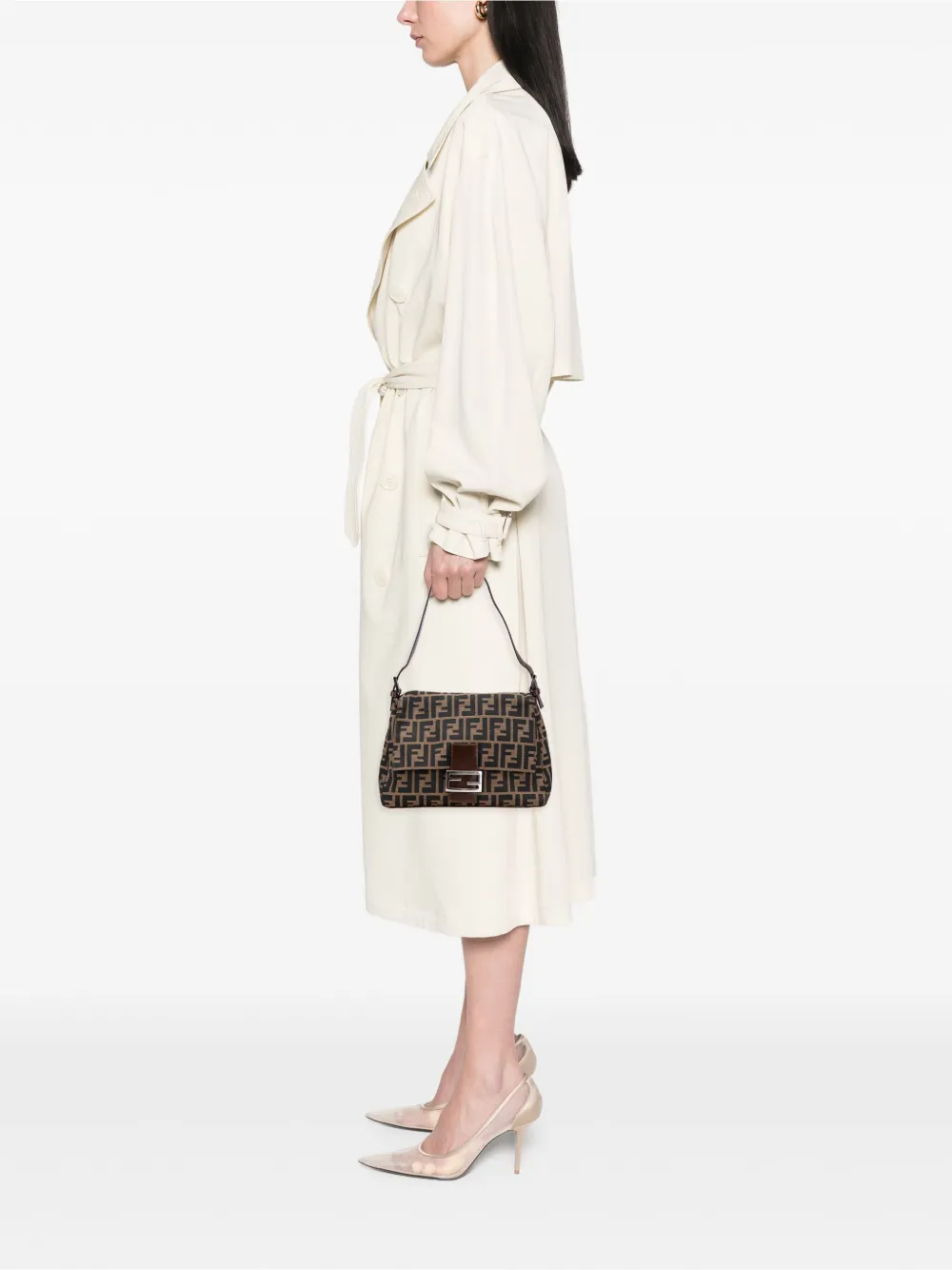 Fendi Pre-Owned 2000-2010 Zucca Canvas Mamma Forever shoulder bag | Pre-Owned | Image 2