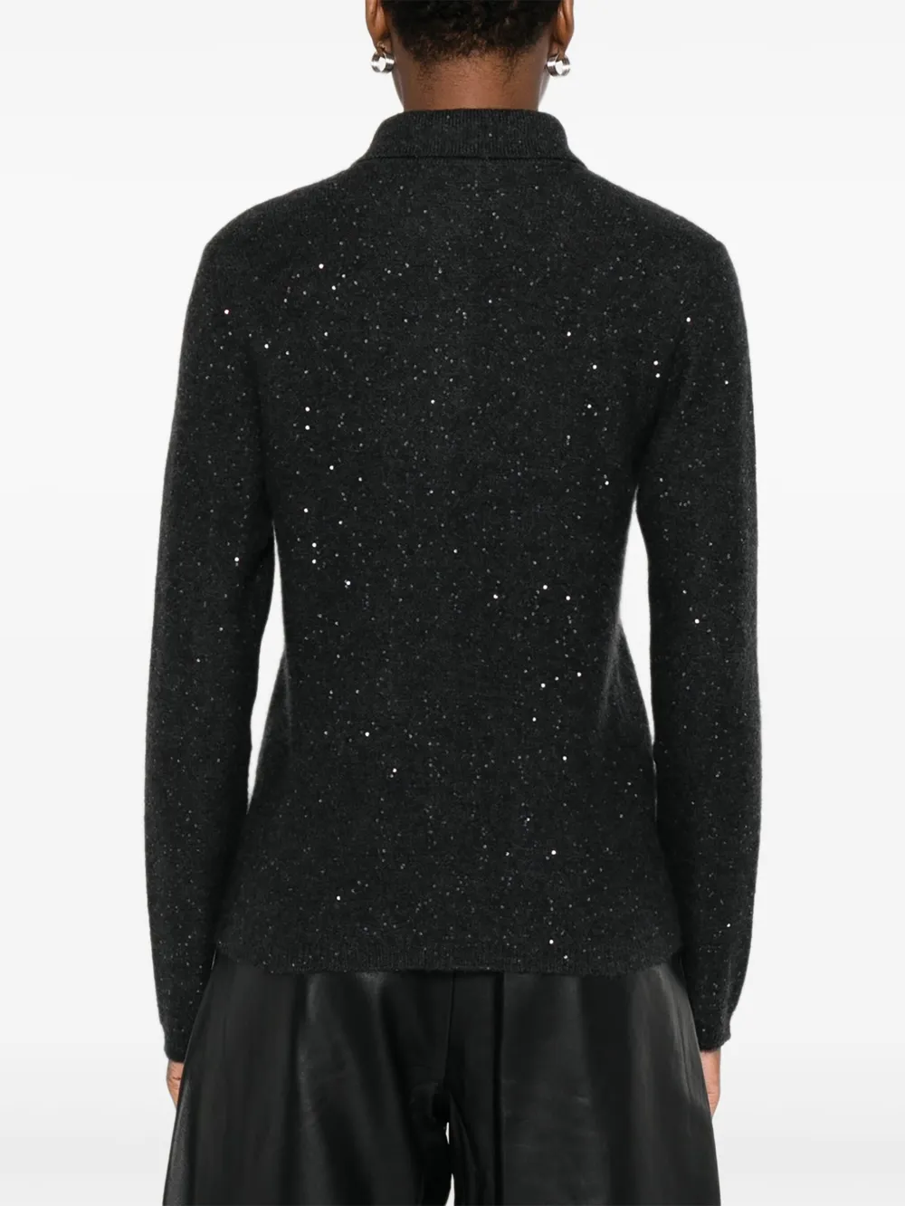 Fabiana Filippi Vest met pailletten Grijs