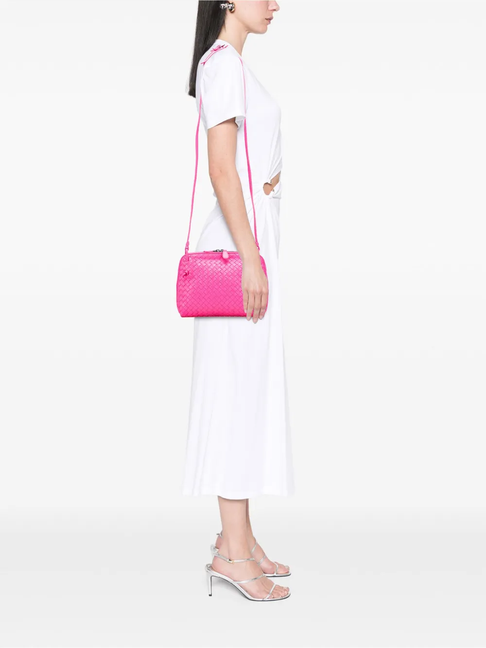 Bottega Veneta Pre-Owned 2012-2025 Medium Nappa Intrecciato Nodini crossbody bag | Pre-Owned | Image 2
