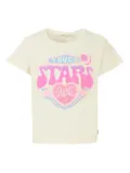 Billieblush sequin-heart graphic T-shirt - Neutrals