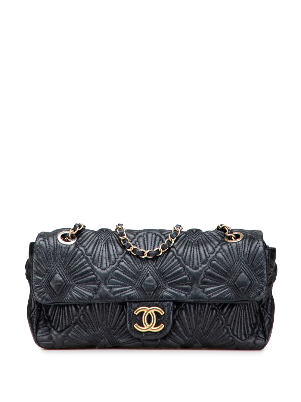 CHANEL Pre-Owned 2009-2010 Quilted Calfskin Ca D'Oro Flap shoulder bag CHANEL Pre-Owned 2009-2010 Quilted Calfskin Ca D'Oro Flap shoulder bag