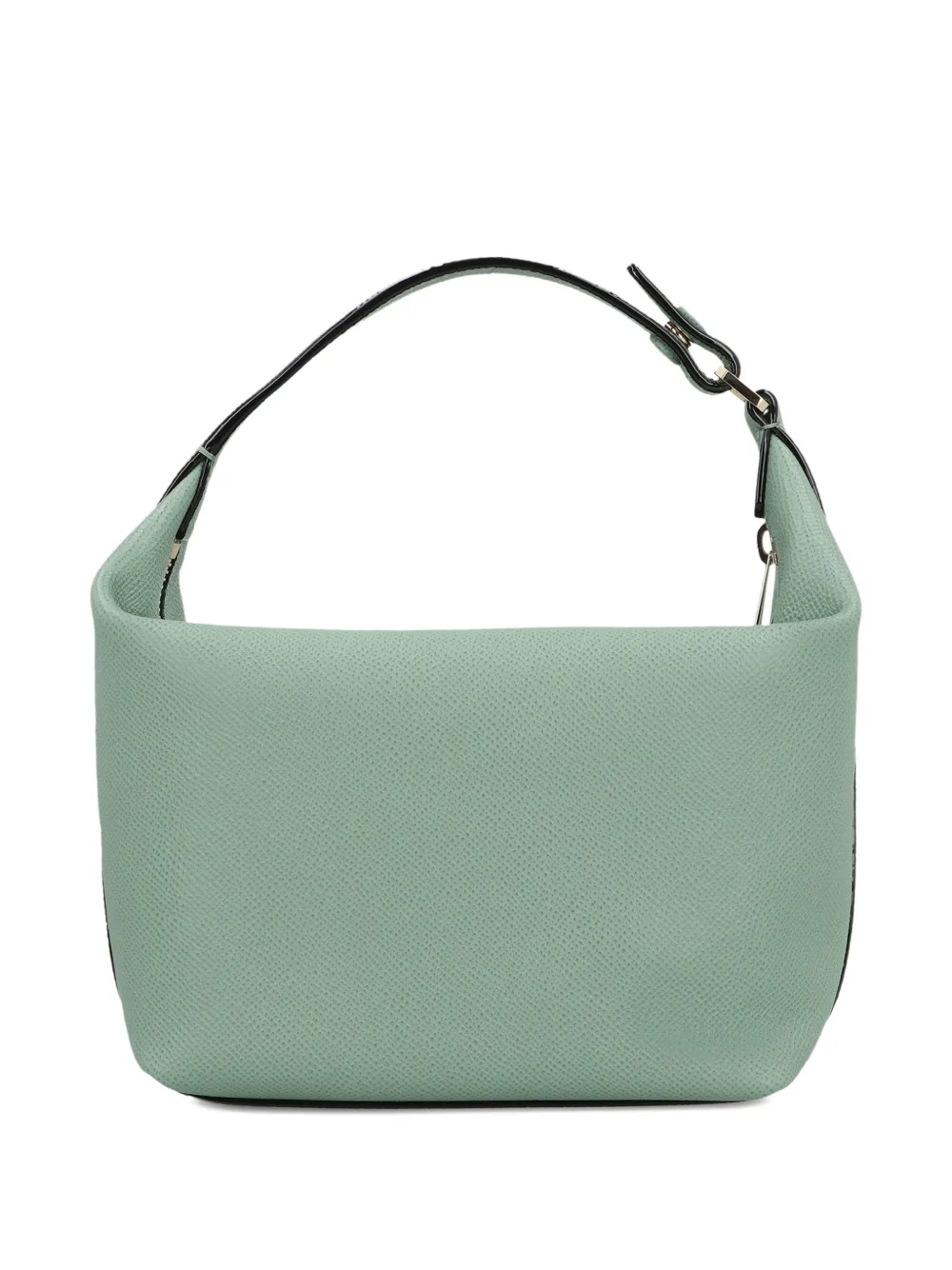 Valextra Mochi leather mini tote bag - Groen